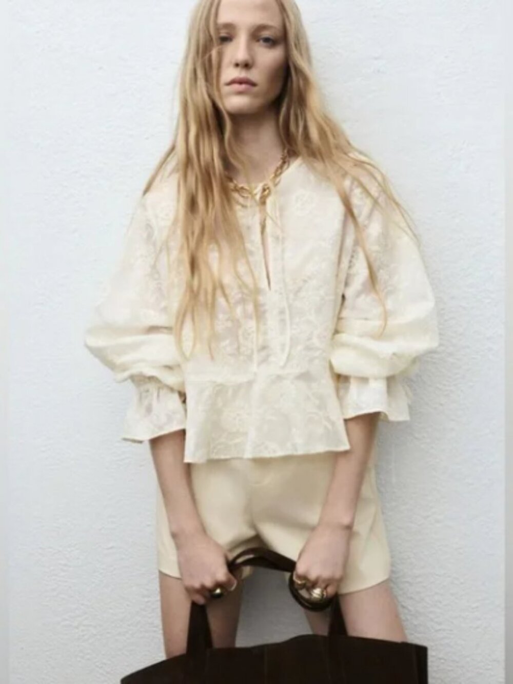 Mango Embroidered Vivien Blouse